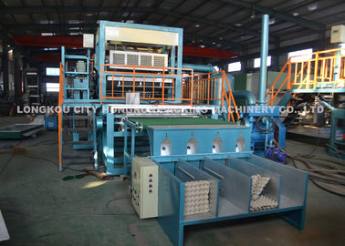 3000pcs/Hr Paper Pulp Molding Machinery with Single Layer Mental Drying Line , paper egg tray machine