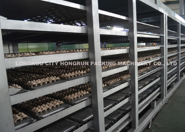 Recycled Paper Egg Tray Machine , 2000pcs/h Automatic Egg Tray Making Machine
